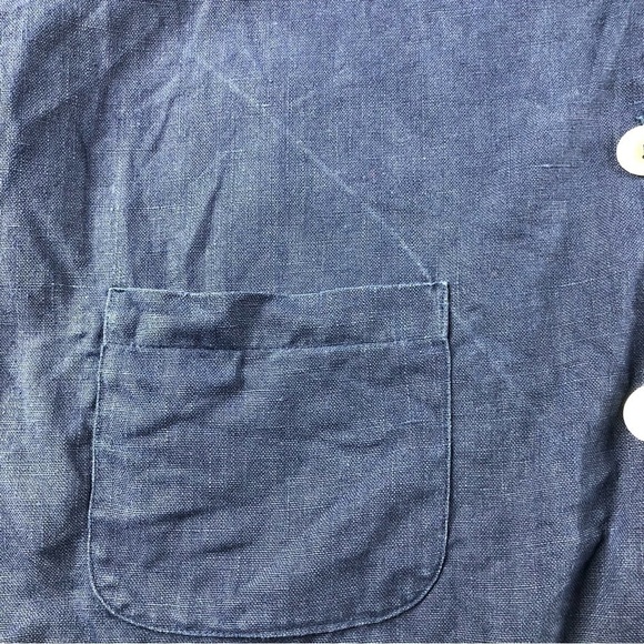 VTG Urban Works Womens Large 100% Linen Button Up Jacket w/ Pockets, Langelook - Picture 8 of 8